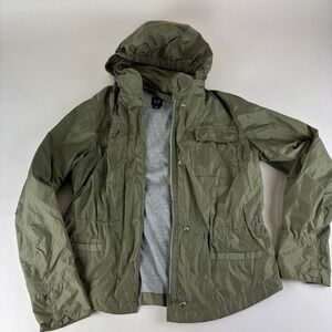 Vintage Gap Medium Jacket‎ Women's Thermal Lined Windbreaker Packable Hood